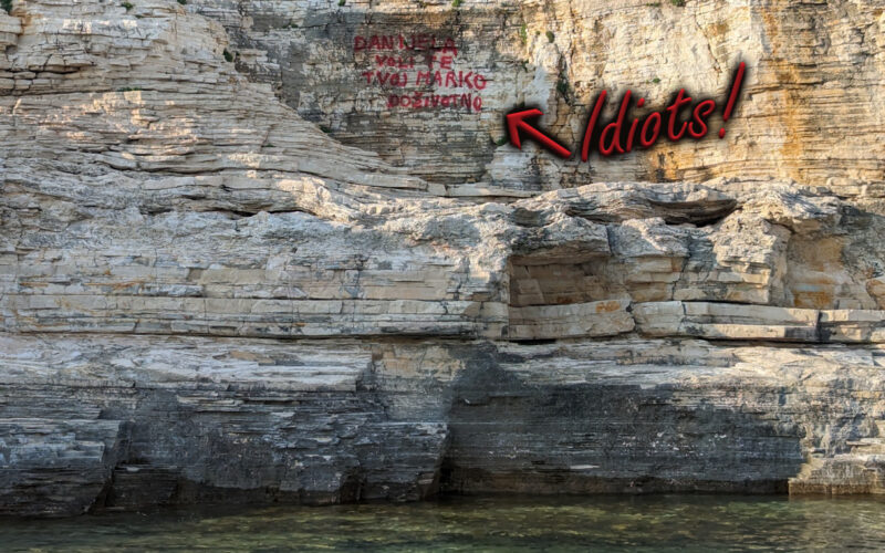 Idiots on Beaches and Archaeological sites.